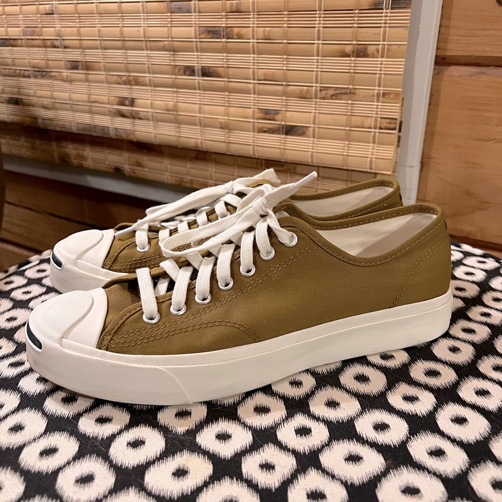 Olive Brown Jack Purcell Lowtop Converse Shoes